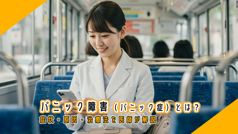 パニック障害(パニック症)とは?症状・原因・治療法を医師が解説